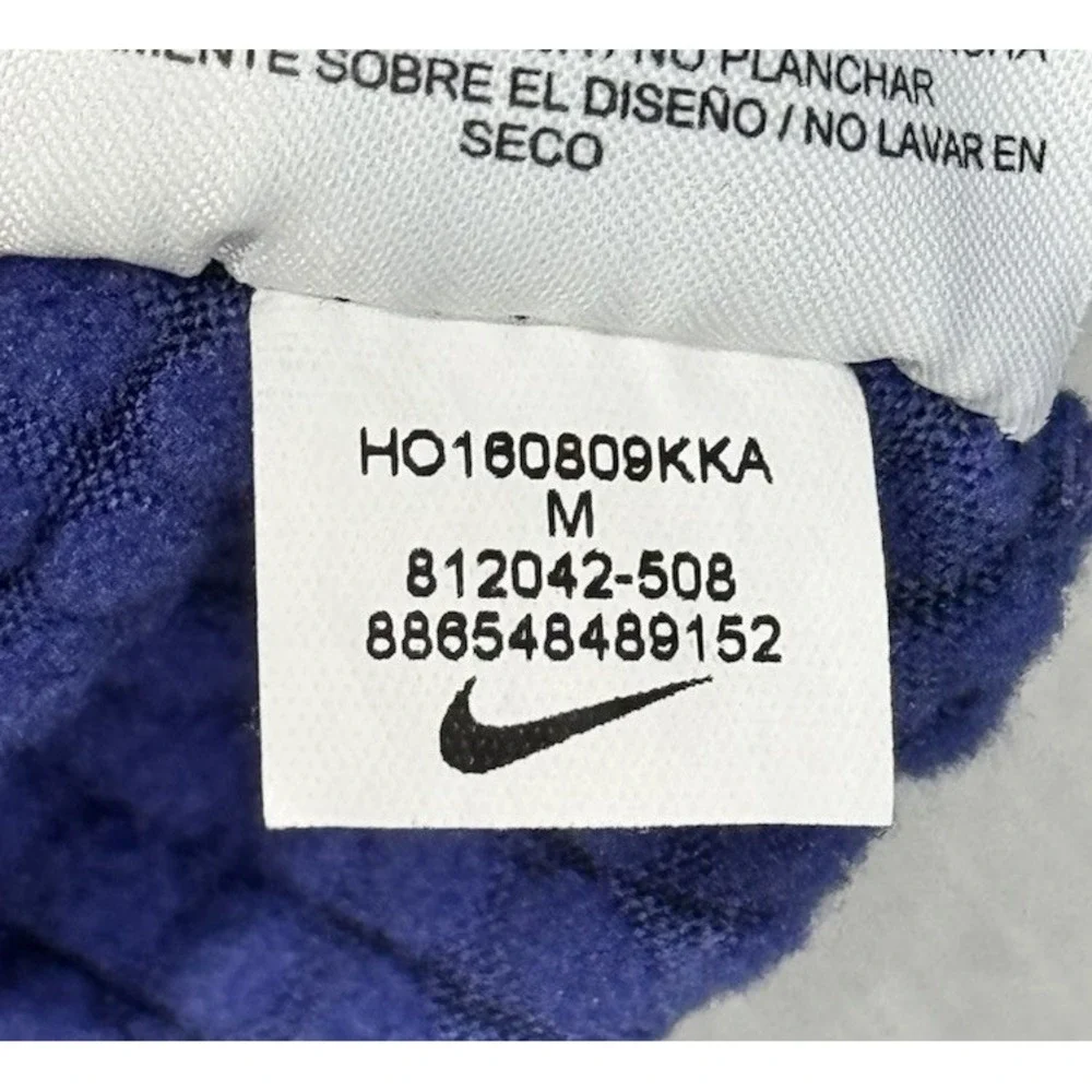 Nike Running Womens Thermal Shirt Sz M Sweater Purple Thumbholes Dri-FIT